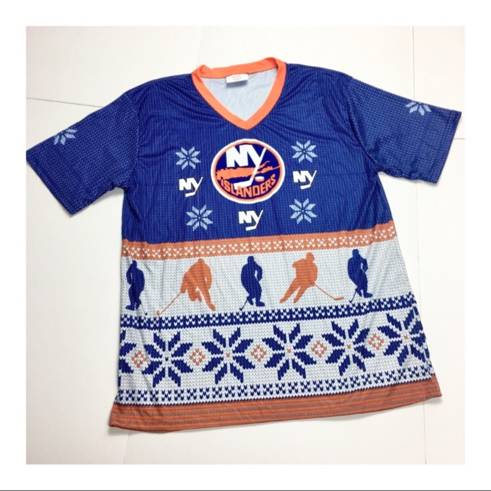 NY Islanders Hockey Poly Tee shirt